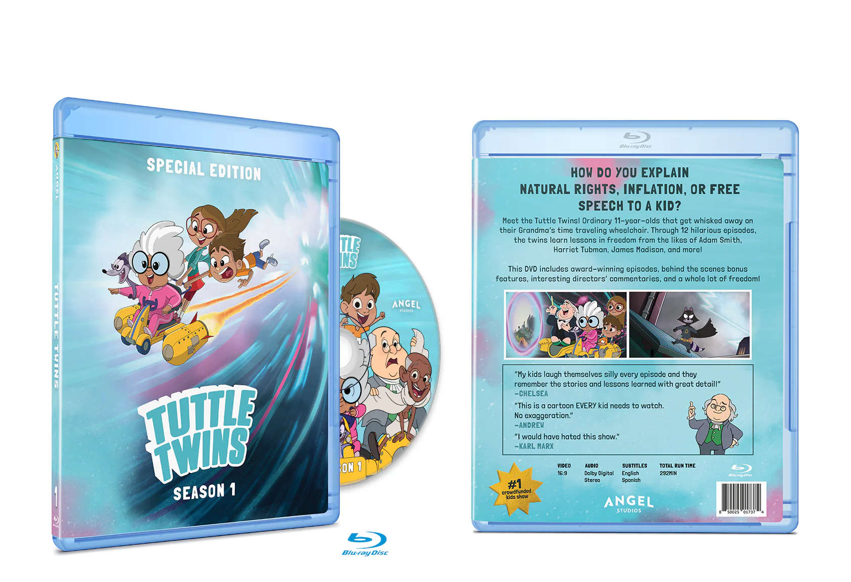Tuttle Twins Season 1 DVD or Blu-ray - Special Edition - Image 3