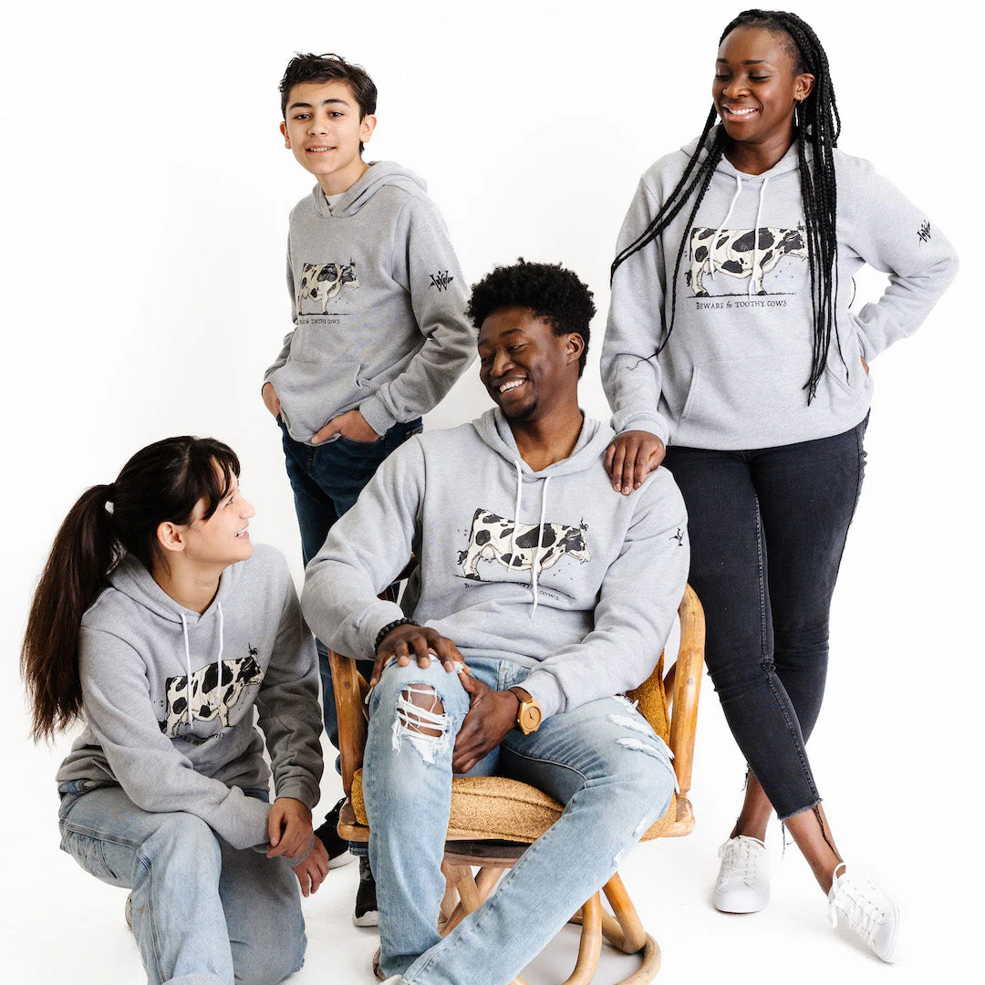 Toothy Cow Hoodie - Image 10
