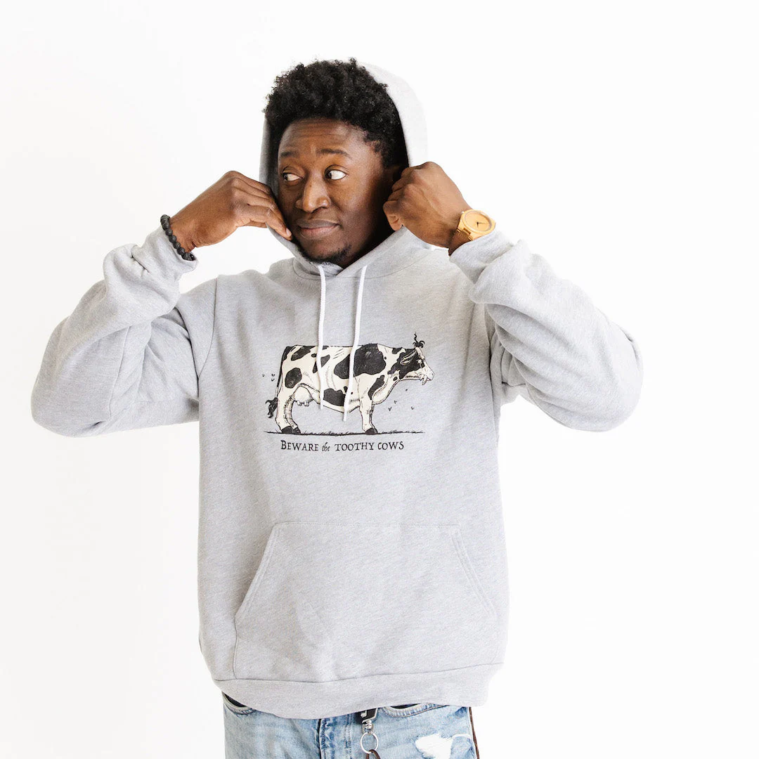 Toothy Cow Hoodie - Image 14