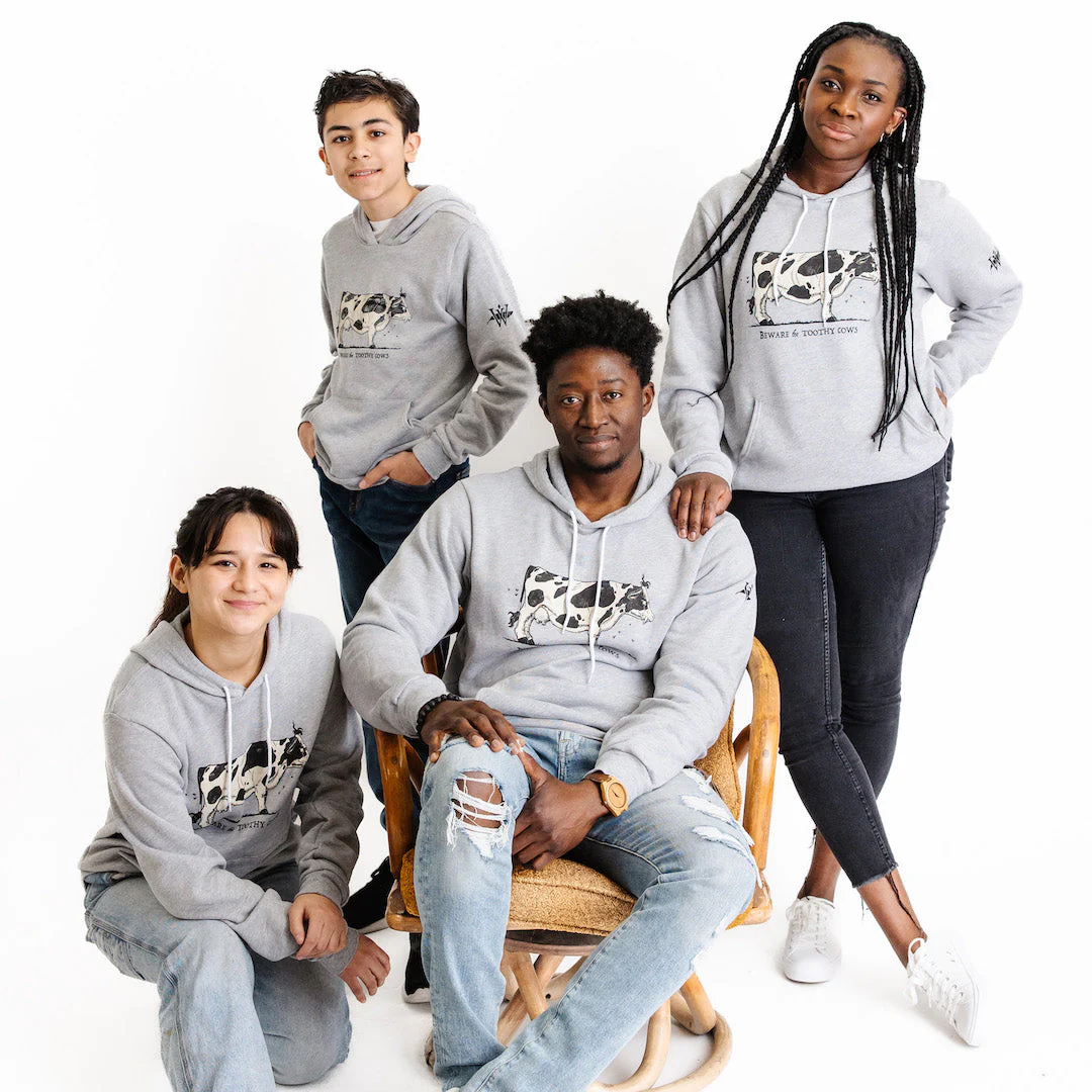 Toothy Cow Hoodie - Image 4